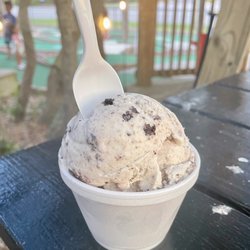 Okaloosa National Mini Golf & Ice Cream - 1 scoop of cookies and cream $4: best C&C ice cream on the Island