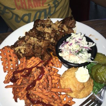 Double B's BBQ - Burnt Ends meal with sweet potato fries - Barbeque Near Me - West Allis, Wisconsin Double B's BBQ - Burnt Ends meal with sweet potato fries - Barbeque Near Me - West Allis, Wisconsin