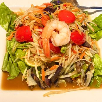 Siam Rice Thai & Tapas - Pat Thai Shrimp Salad - Asian Fusion Near Me - Hollywood, Florida Siam Rice Thai & Tapas - Pat Thai Shrimp Salad - Asian Fusion Near Me - Hollywood, Florida