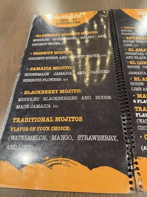 Menu photo 7 Barra Azul Perris, CA