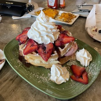 Avenue Brunch House - Strawberry Fair Belgium Waffle - Breakfast & Brunch Near Me - Dearborn, Michigan Avenue Brunch House - Strawberry Fair Belgium Waffle - Breakfast & Brunch Near Me - Dearborn, Michigan