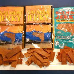 Alaska Cannery & Smokehouse - Salmon Jerky - Smoked, Peppered, and Mango Flavors 3 oz Each - Ships USPS