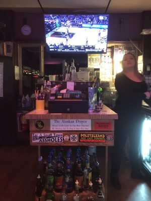 Photo of The Boatel - Fairbanks, AK, US. Bar area