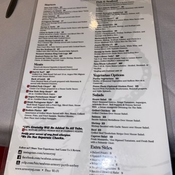 Seabra's Armory - Menu - Seafood Near Me - Perth Amboy, New Jersey Seabra's Armory - Menu - Seafood Near Me - Perth Amboy, New Jersey