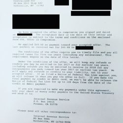 Lien On Me Tax Relief - $100K LIABILITY Resolved for only $200!