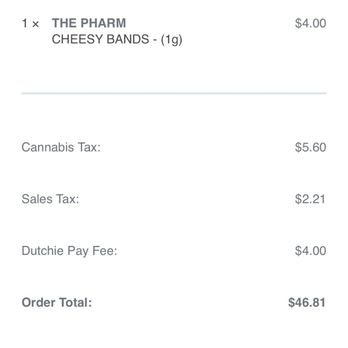 Sunday Goods - Tempe - As you can see in this photo they totally ignored and just gave me a different brand and the wrong weed lol - Cannabis Dispensaries Near Me - Tempe, Arizona