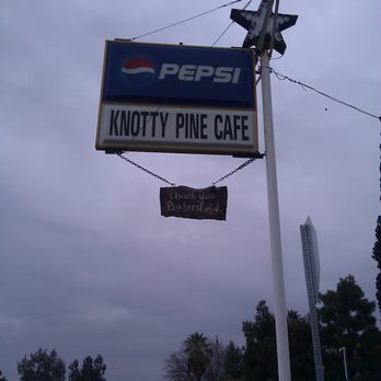 Cope's Knotty Pine Cafe - Nice sign from Pepsi - Breakfast & Brunch Near Me - Bakersfield, California