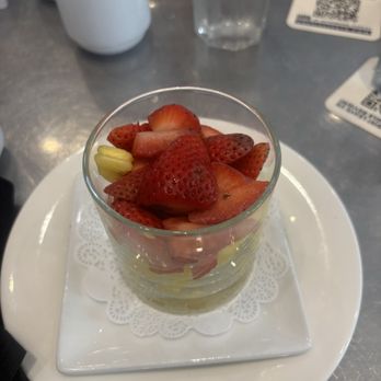 Cassis St. Pete - seasonal fruit (10 dollars for this 8oz cup) - New American Near Me - St Petersburg, Florida Cassis St. Pete - seasonal fruit (10 dollars for this 8oz cup) - New American Near Me - St Petersburg, Florida