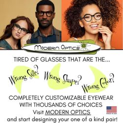 IGreen Custom Eyewear - Completely customizable eyewear with thousands of choices - Modern Optics, St. Petersburg, FL