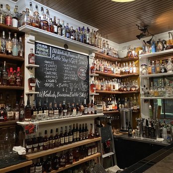 Old Kentucky Bourbon Bar - shelves full of liquor - Bars Near Me - Covington, Kentucky