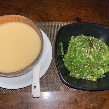O-Ku - Miso soup, seaweed salad - Sushi Bars Near Me - Charleston, South Carolina
