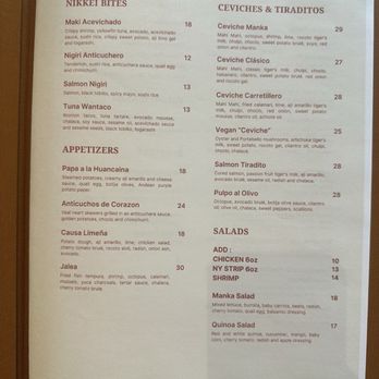 Manka Peruvian Cuisine - Small bites and apps - Peruvian Near Me - Carlsbad, California Manka Peruvian Cuisine - Small bites and apps - Peruvian Near Me - Carlsbad, California