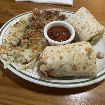 Penman Diner - Breakfast burrito with hash browns. This was very good - Breakfast & Brunch Near Me - Jacksonville Beach, Florida