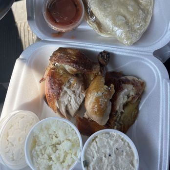 El Pollo Dorado - Lunch Special Beans Pollo Rice Chicken Salsa Potato Salad - Mexican Near Me - Roswell, Georgia