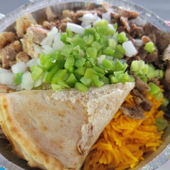 The Halal Guys - combo with beef and chicken - Halal Near Me - Glendale, California The Halal Guys - combo with beef and chicken - Halal Near Me - Glendale, California