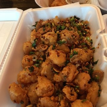 Timwah Dim Sum Restaurant - Really hot Frieed Salt and Pepper Shrimp; shrimp were perfect but it's a HOT dish. - Dim Sum Near Me - Jacksonville, Florida
