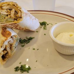 Chicken shawarma wrap