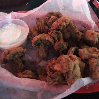 Fat Edd's Roadhouse - Fried mushrooms with mustard sauce - New American Near Me - Metropolis, Illinois Fat Edd's Roadhouse - Fried mushrooms with mustard sauce - New American Near Me - Metropolis, Illinois