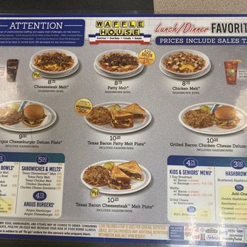 Waffle House - Menu - Breakfast & Brunch Near Me - North Richland Hills, Texas Waffle House - Menu - Breakfast & Brunch Near Me - North Richland Hills, Texas