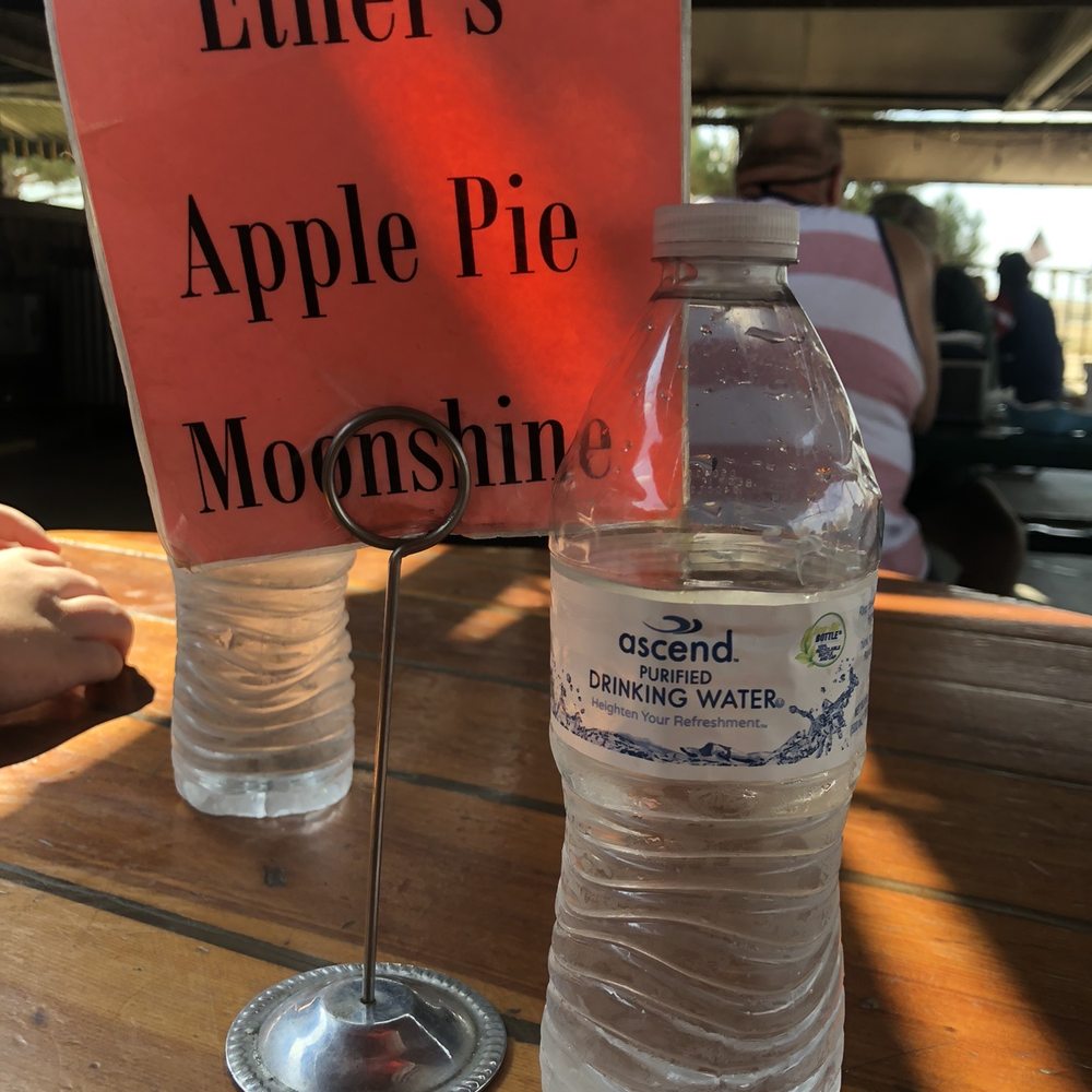 Ethel's Old Corral - Cute little sign they put on your table and water is served in water bottles not glasses - American Near Me - Bakersfield, California Ethel's Old Corral - Cute little sign they put on your table and water is served in water bottles not glasses - American Near Me - Bakersfield, California