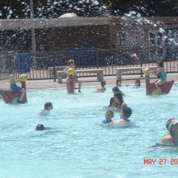 Rinconada Pool - Looking at the Water bikes area in the Rinconada Kids Pool - Swimming Pools Near Me - Palo Alto, California