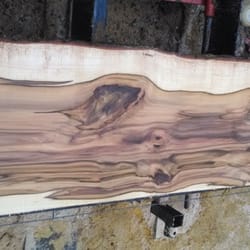 Stelton Lumber - Live-edge maple. Cut & milled right here in New Jersey.