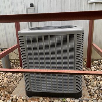 CCS A/C  Heating - One new heat pump on the shop building. - Heating & Air Conditioning/HVAC Near Me - Pritchett, Texas