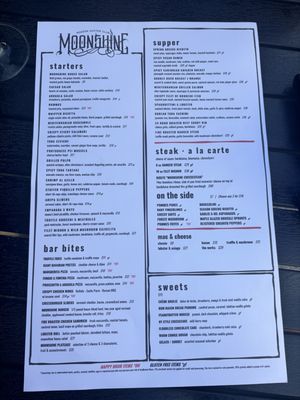 Menu photo 4 MoonShine Modern Supper Club Millburn, NJ Menu photo 4 MoonShine Modern Supper Club Millburn, NJ