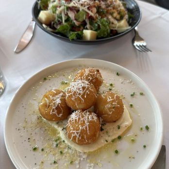 OLIVIA - Tuscan Kale Salad Arancini Lemon fettuccine  Squid Ink Pasta - Italian Near Me - Tampa, Florida