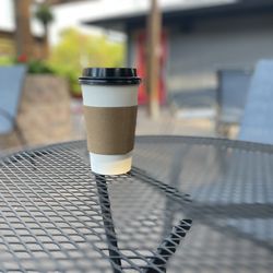 Jackrabbit Coffee - I'm on the patio at Jackrabbit Coffee this beautiful morning enjoying a nice Carmel latte with an extra shot.