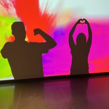 Wonderspaces - Austin - Photo with the interactive paint wall - Art Galleries Near Me - Austin, Texas Wonderspaces - Austin - Photo with the interactive paint wall - Art Galleries Near Me - Austin, Texas