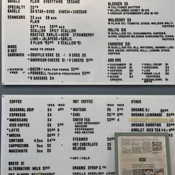 Sincerely Bagel - Menu - Bagels Near Me - Portland, Oregon Sincerely Bagel - Menu - Bagels Near Me - Portland, Oregon