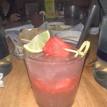 Diego Pops - Watermelon Mint Margarita - Don Julio Reposado, triple sec, muddled watermelon, mint, watermelon liqueur, house-made sweet and sour - Cocktail Bars Near Me - Scottsdale, Arizona