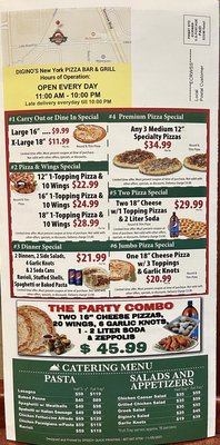 Menu photo 1 Digino's Casselberry, FL
