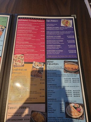 Menu photo 1 Lupe's Flint, MI