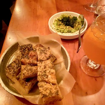 Oleana Restaurant - Za'atar Bread & Green Chile Goat Cheese | Avocado, Mint, Pistachio [10] - Turkish Near Me - Cambridge, Massachusetts