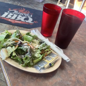 Chuck's BBQ - House salad - Barbeque Near Me - Herrin, Illinois Chuck's BBQ - House salad - Barbeque Near Me - Herrin, Illinois