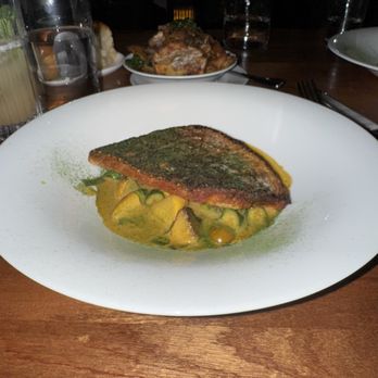 Somerville - Striped Bass with curry - Steakhouses Near Me - Los Angeles, California