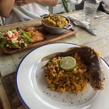 Bili Restaurant - Whole snapper and Paella - Caribbean Near Me - Vieques, Puerto Rico