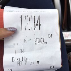 Box and receipt said No pickles but I guess they didn't care about that