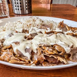 City Grill - 7. Doner Teller (Doner meat, rice and sauce)