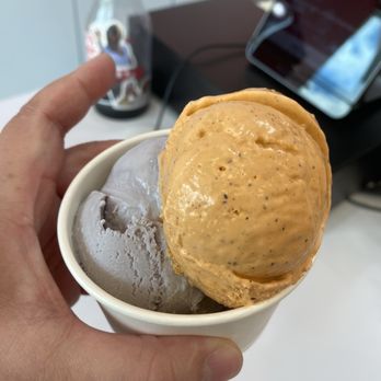 Cheaters Creamery - Thai tea and honey lavender - Ice Cream & Frozen Yogurt Near Me - Cypress, Texas Cheaters Creamery - Thai tea and honey lavender - Ice Cream & Frozen Yogurt Near Me - Cypress, Texas