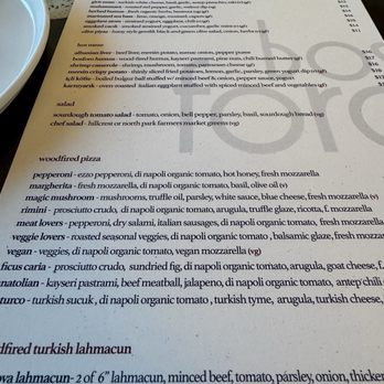 Bosforo - Menu - Turkish Near Me - San Diego, California