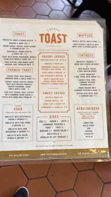 Menu photo 1 French Toast New Orleans, LA