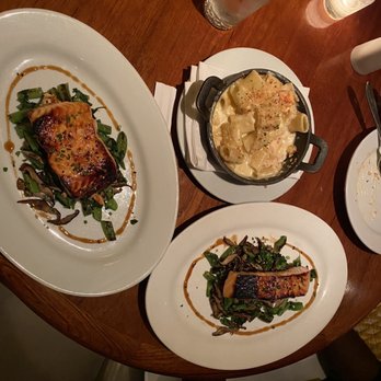 Lure Fishbar - Miso Glazed Salmon Dinner, Lobster Mac and Cheese Dinner - Seafood Near Me - New York, New York