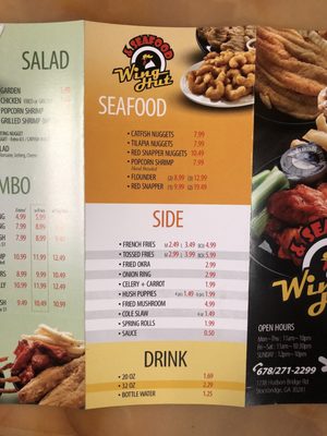 Menu photo 7 Wing Hut and Seafood Stockbridge, GA Menu photo 7 Wing Hut and Seafood Stockbridge, GA