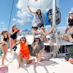 Catamaran Adventure Charters - The photo shoot that Captain Aaron staged for us. So much fun!