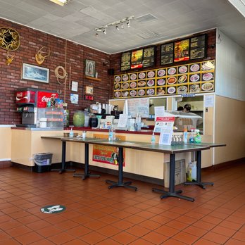 Tacos El Charro - Front counter - big dining room - Mexican Near Me - Los Angeles, California