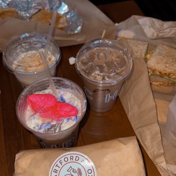 Hartford Baking - Iced Coconut Macaroon Latte, Iced Peeps Latte, Turkey Bacon Cheddar & Curried Chicken Salad. - Coffee & Tea Near Me - Farmington, Connecticut Hartford Baking - Iced Coconut Macaroon Latte, Iced Peeps Latte, Turkey Bacon Cheddar & Curried Chicken Salad. - Coffee & Tea Near Me - Farmington, Connecticut