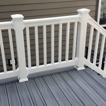 R.H. Property Preservation - Deck was very dirty, but as you can see gray again - Pressure Washers Near Me R.H. Property Preservation - Deck was very dirty, but as you can see gray again - Pressure Washers Near Me